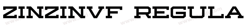 ZinzinVF Regular字体转换